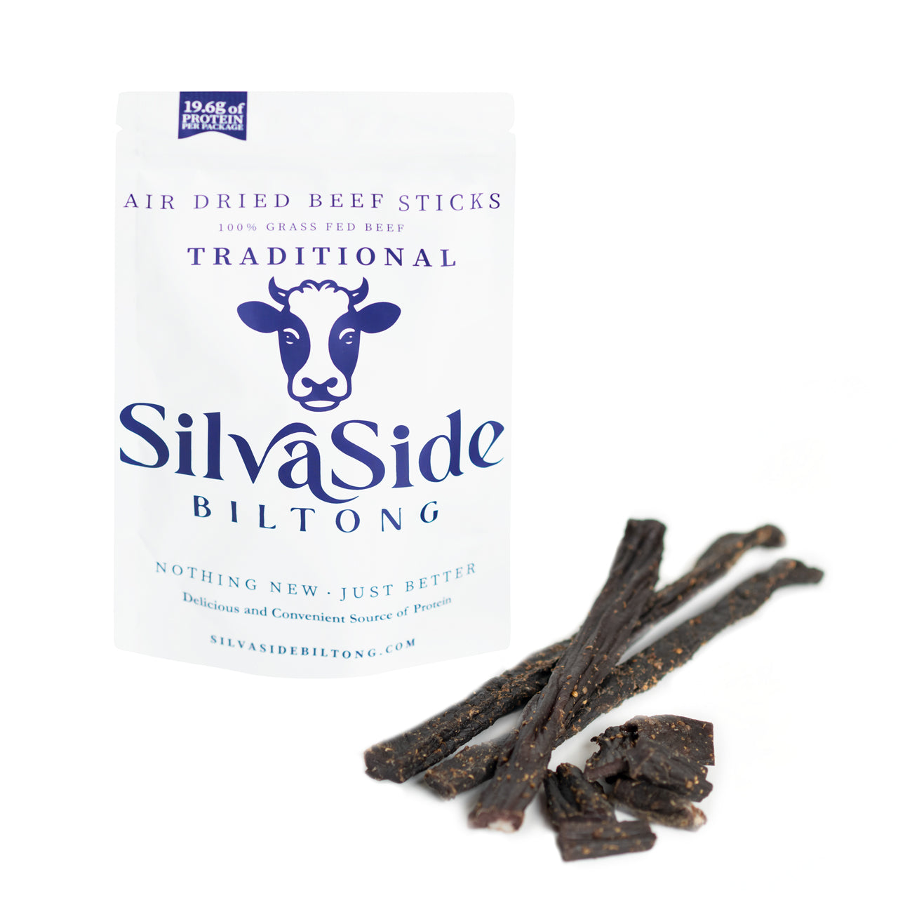 Grass-Fed Beef Biltong Sticks - Chilli or Traditional